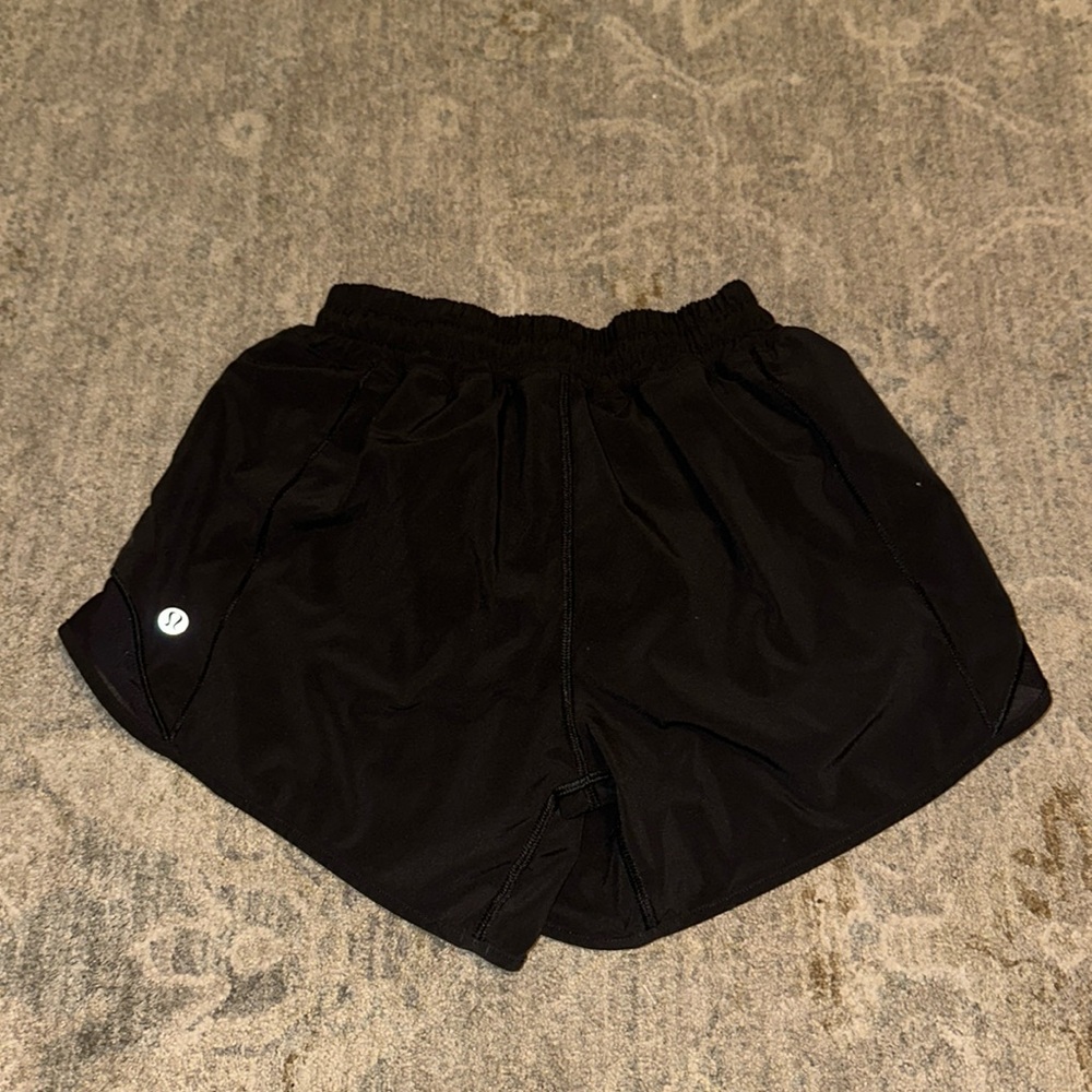 LULULEMON Black Hotty Hot Shorts